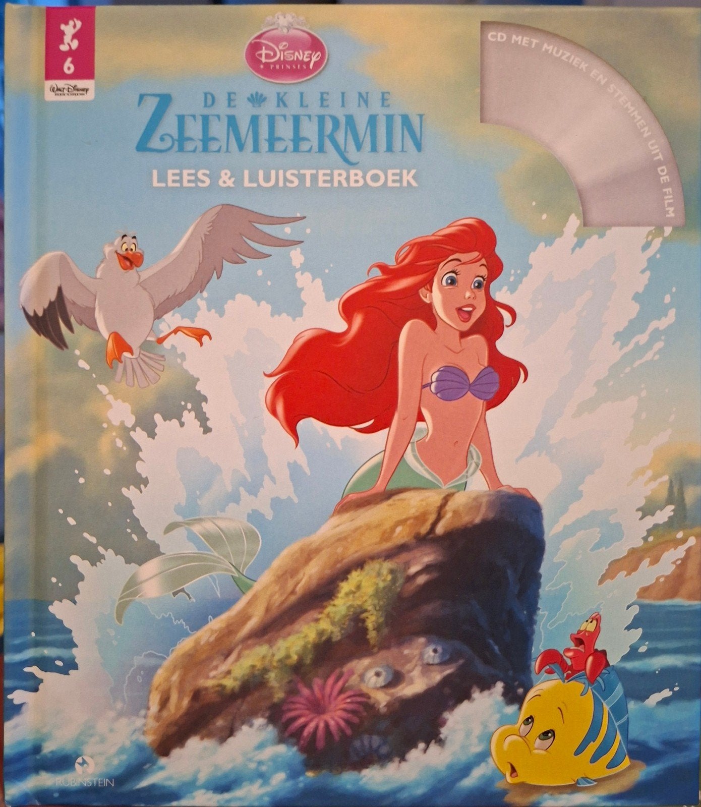 De Kleine Zeemeermin Lees & Luisterboek (ISBN 9789047615064), Ophalen of Verzenden, Zo goed als nieuw, Walt Disney Records, Sprookjes