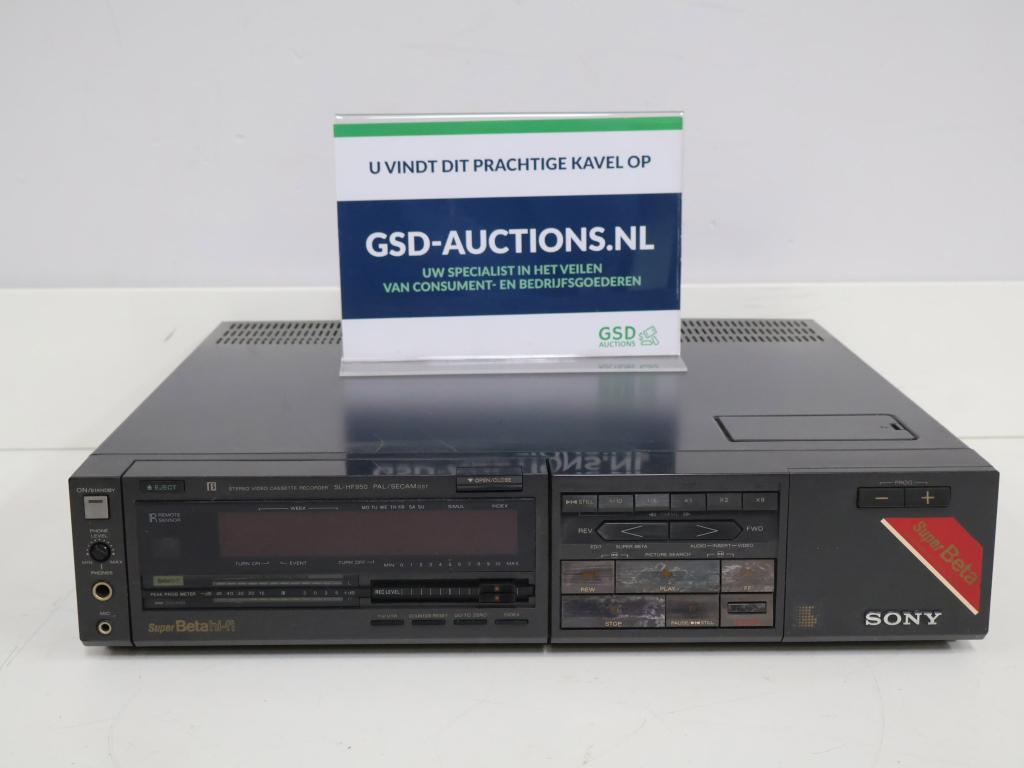 Vintage Sony SL-HF950 Super Betamax-Videorecorder, Ophalen of Verzenden, Niet ingevuld, Niet ingevuld, Niet ingevuld