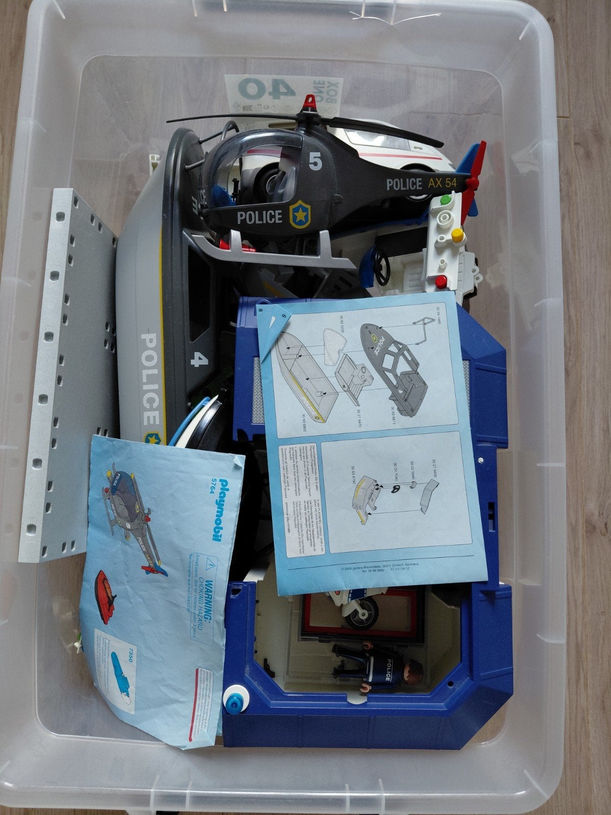 Playmobil ziekenhuis en politie, Ophalen, Gebruikt
