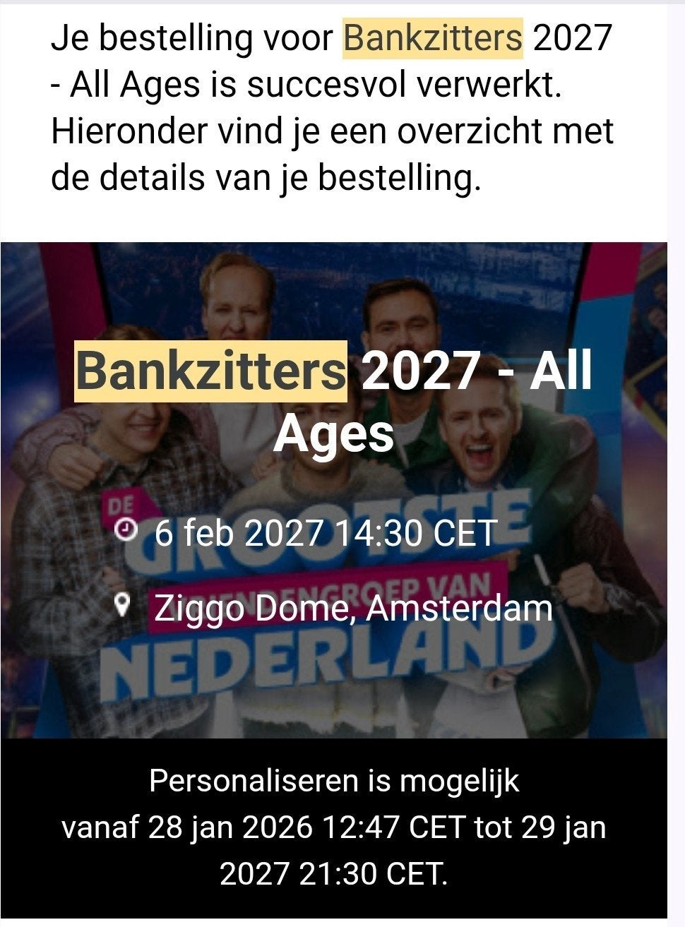 Bankzitters 6 februari, Twee personen