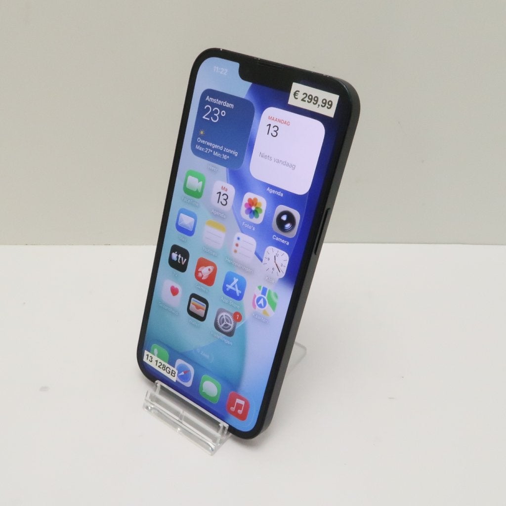 iPhone 13 128GB Midnight 88% | in Goede Staat, Apple, Zo goed als nieuw, Support@apple.com, One Apple Park Way
Cupertino, CA 95014
United States