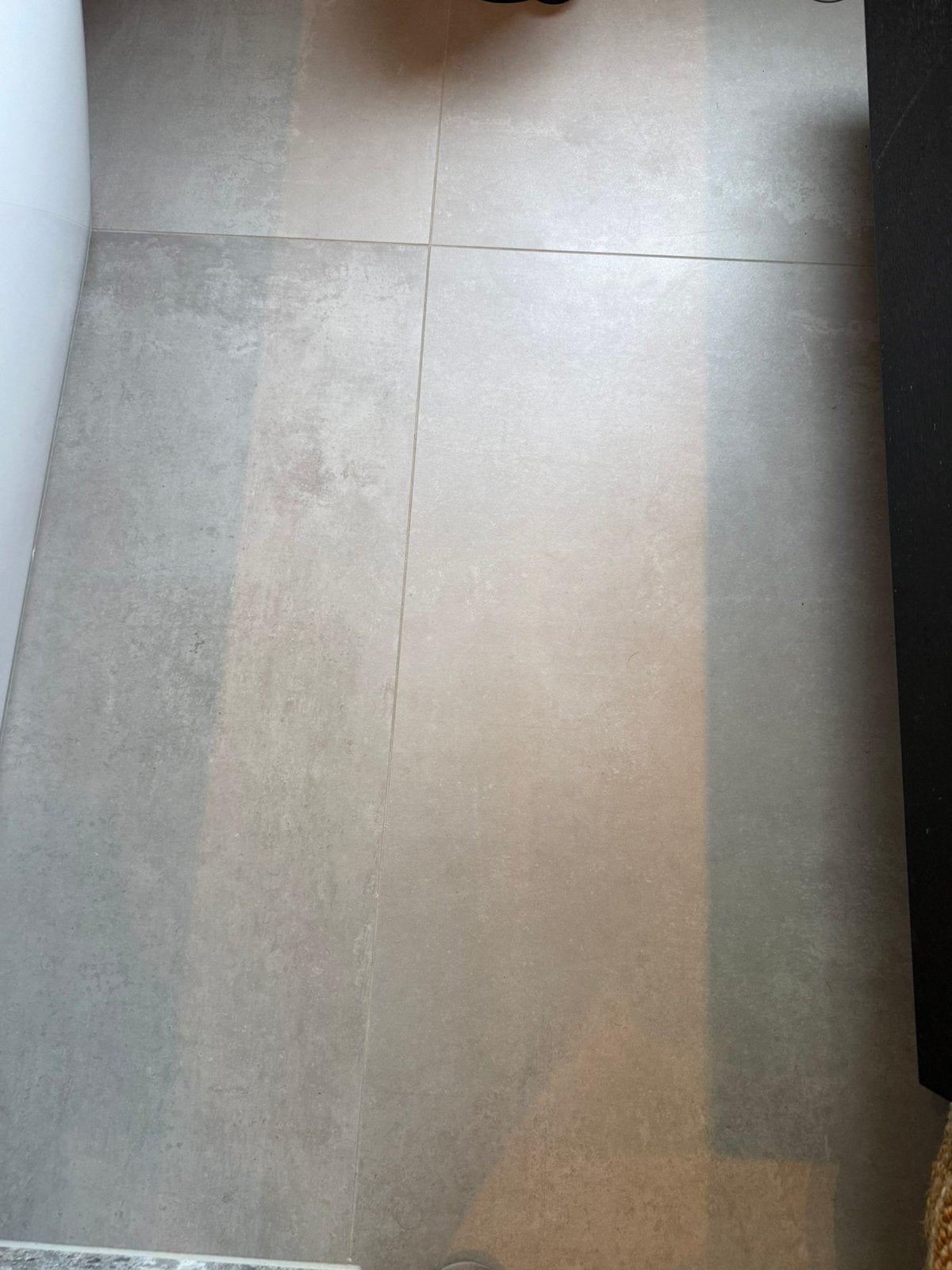 Grijze vloertegel met anti slip | 120x120 | 1 stuk, Ophalen, 60 cm of meer, Zo goed als nieuw, Minder dan 5 m²