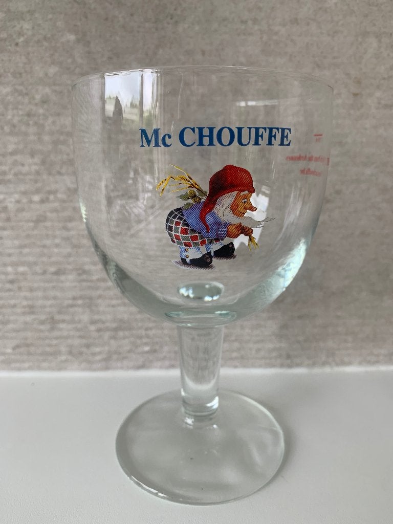 MC Chouffe glas The Skotch from the Ardennes 33 cl., Verzamelen, Ophalen of Verzenden, Zo goed als nieuw, Glas of Glazen, Duvel