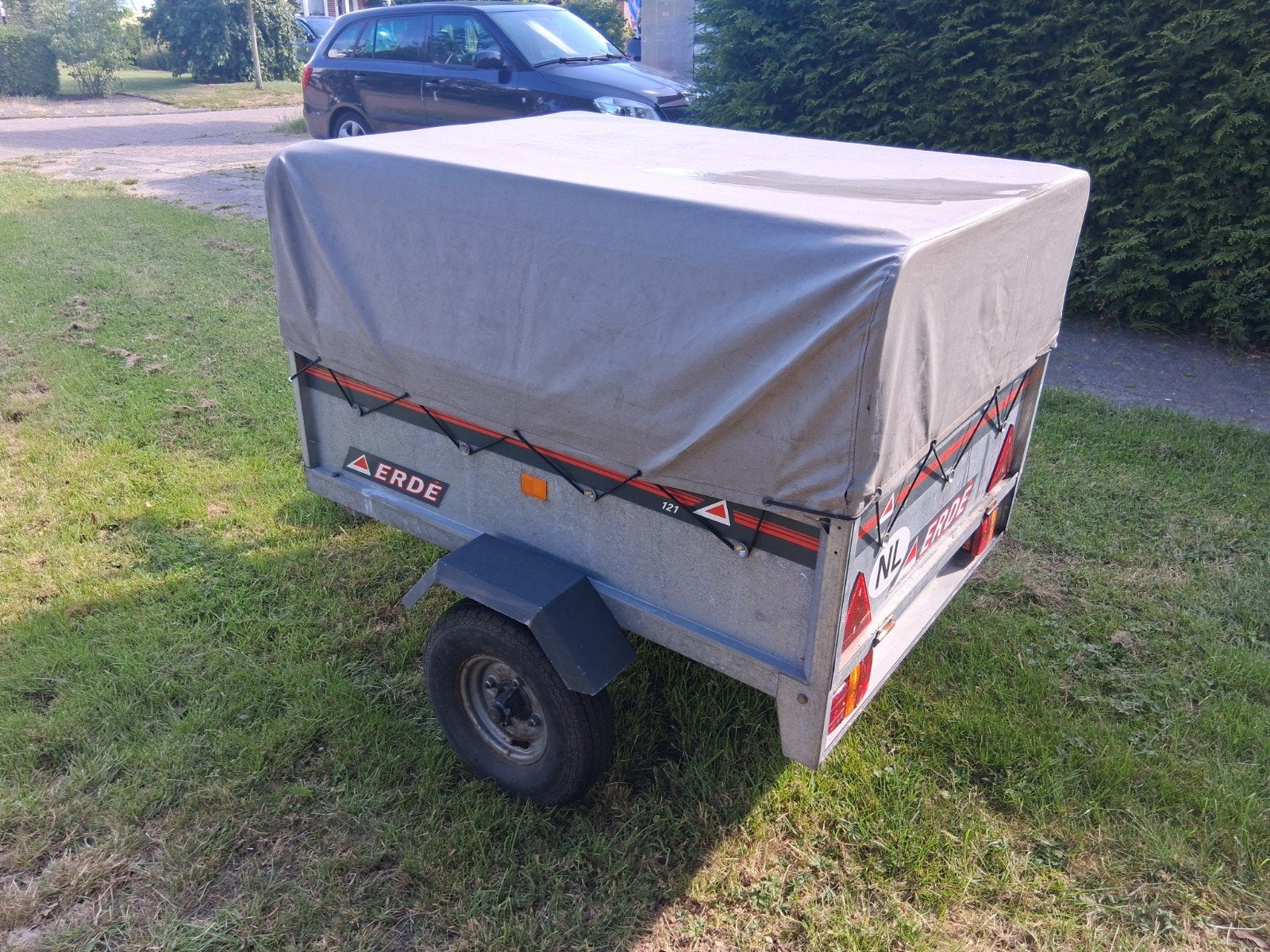 Kleine aanhanger bagage wagentje, Ophalen of Verzenden, Zo goed als nieuw