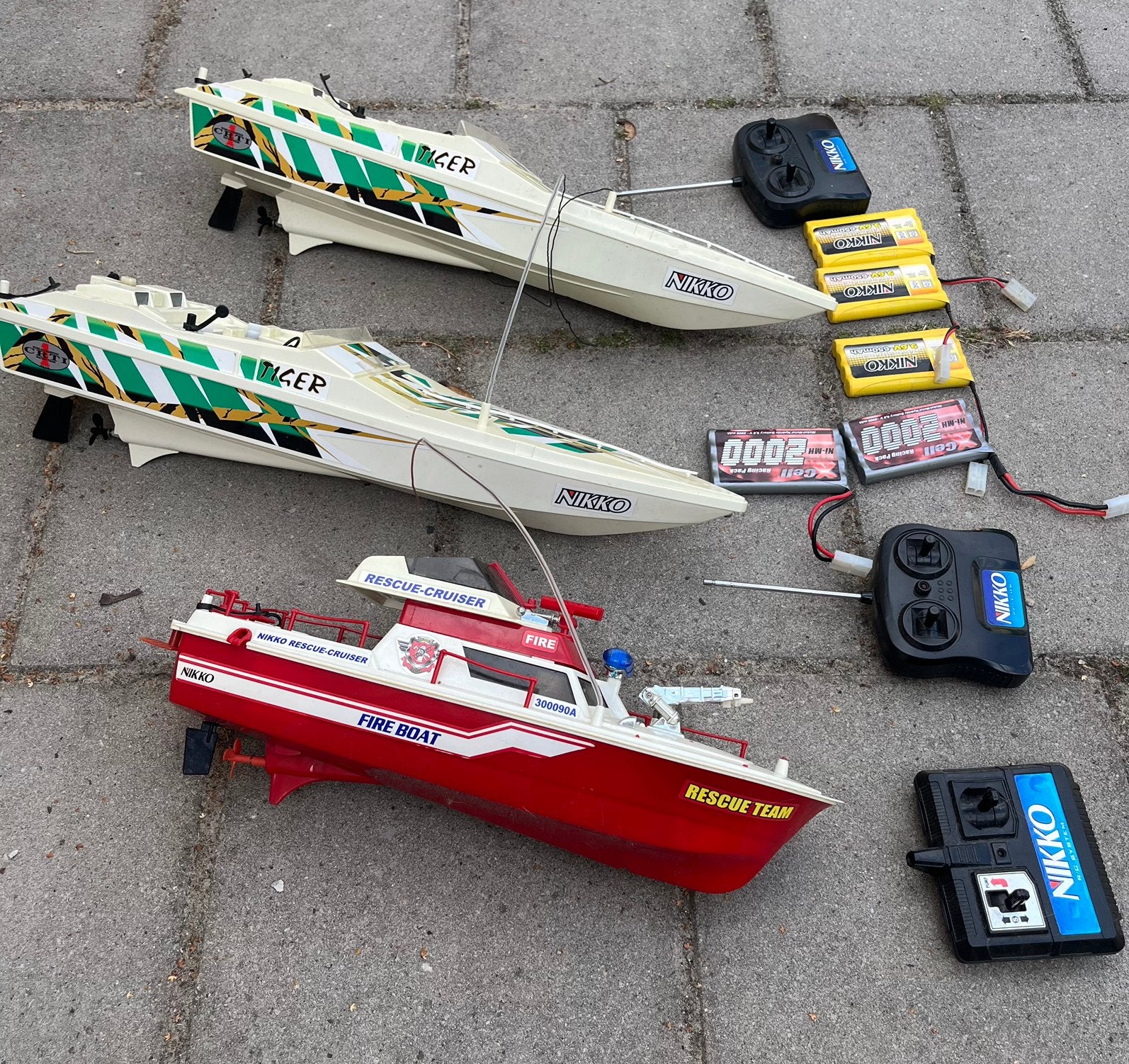 Nikko brandweerboot speedboot, Ophalen of Verzenden, Gebruikt