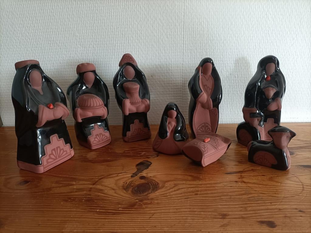 Kerststal Lawrence Vargas grootste koning is 15 cm groot, Ophalen of Verzenden