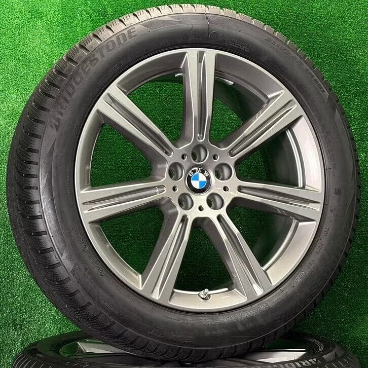 Originele 20 inch BMW velgen met winterbanden X5 X6 g05 g06, Gebruikt, 275 mm, Banden en Velgen, Germany
