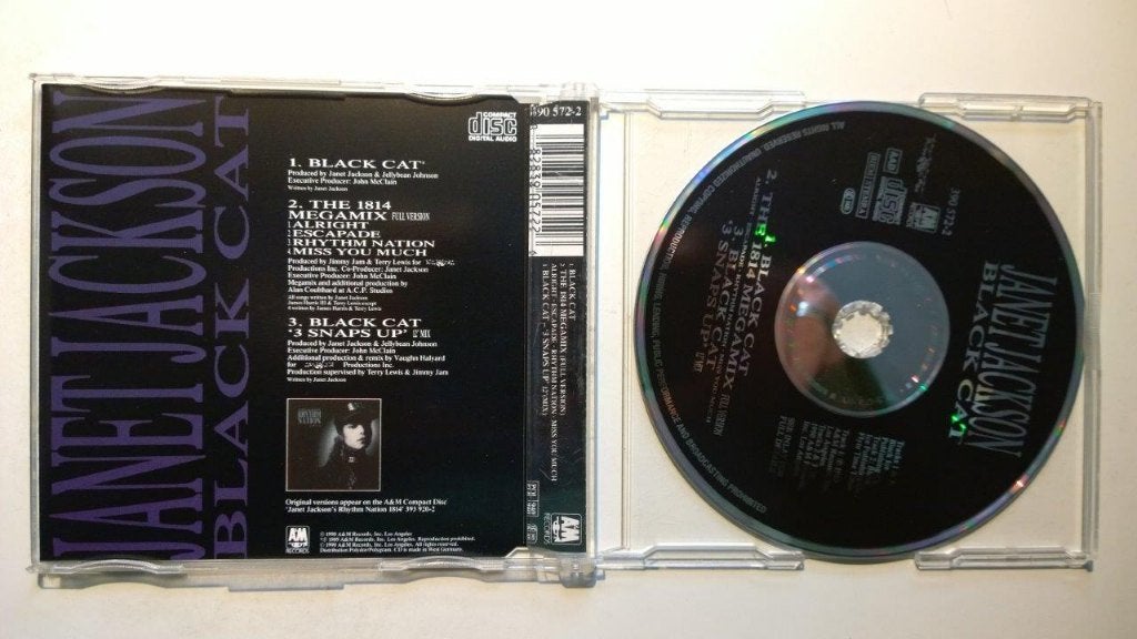 Janet Jackson - Black Cat, Cd's en Dvd's, Ophalen of Verzenden, Zo goed als nieuw, Pop