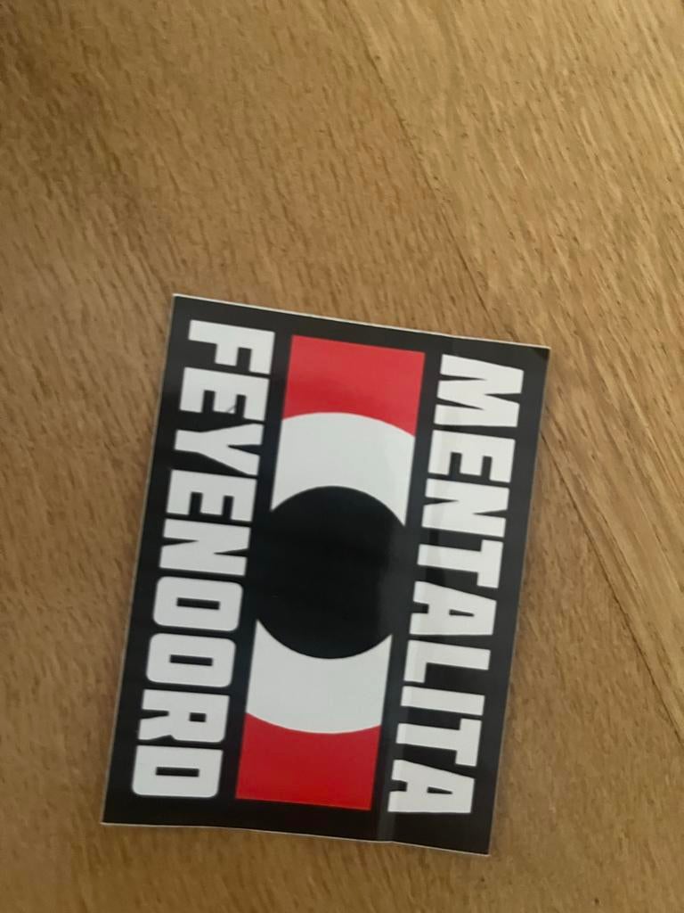 Feyenoord Mentalita Sticker - Nieuw, Ophalen of Verzenden, Nieuw, Sport