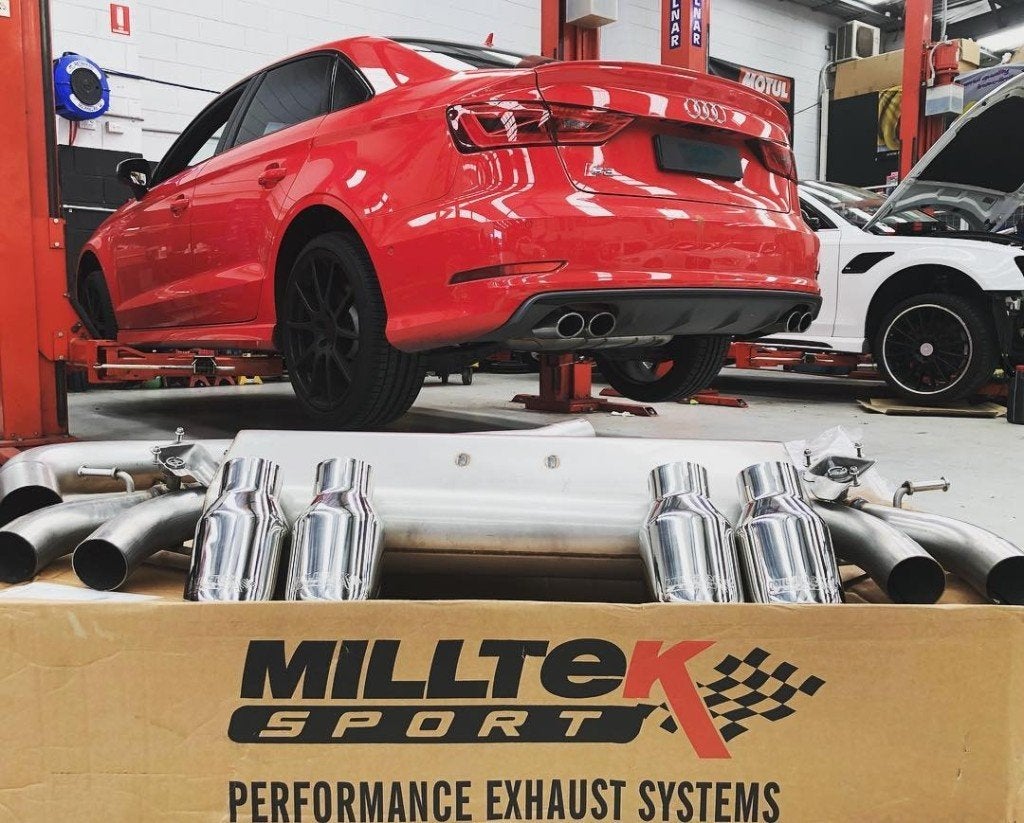 Milltek Catback uitlaatsysteem Audi S3 8V Sedan Cabrio 13-20, Ophalen of Verzenden