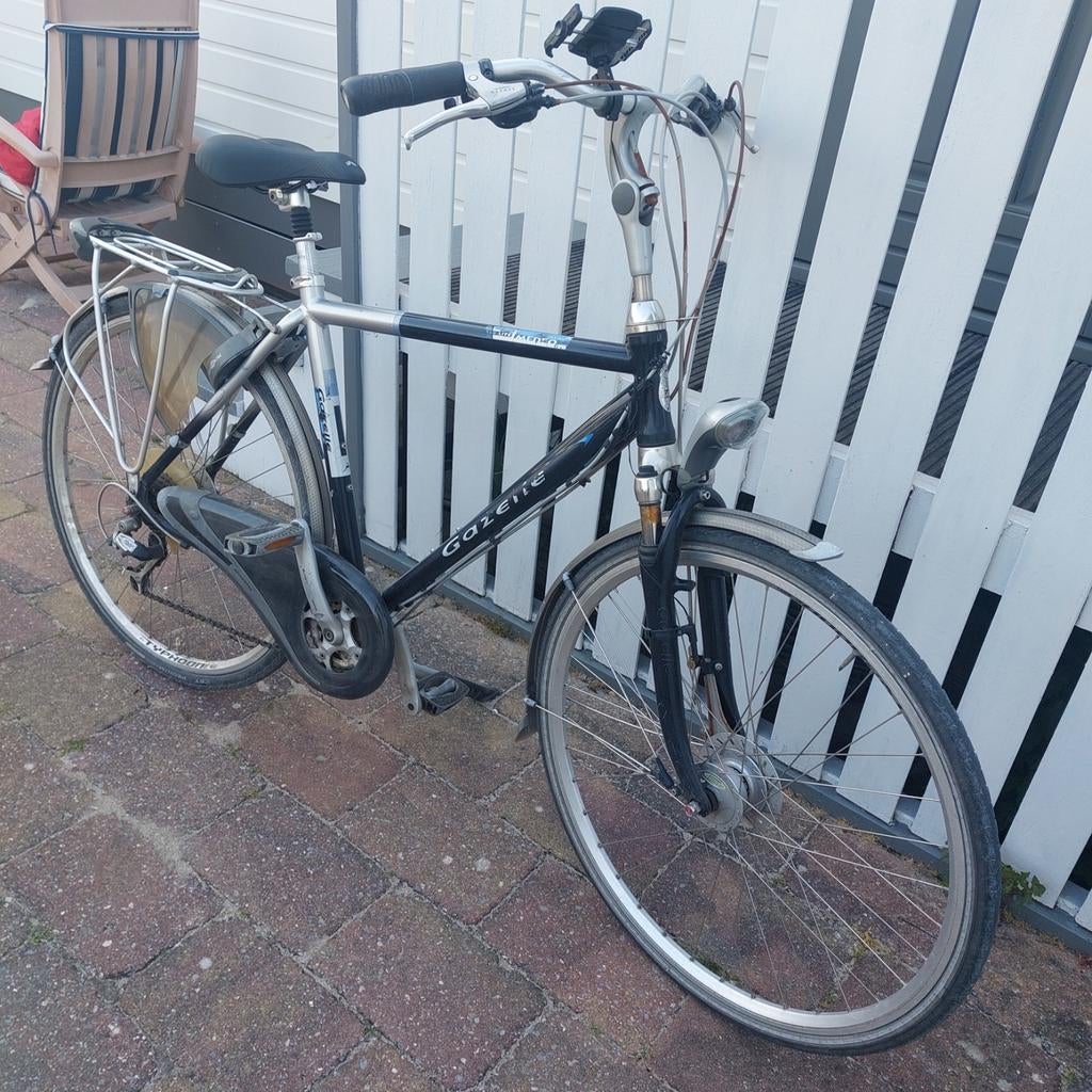 Gazelle Medeo herenfiets - Alu-Lite - 3x7 versnellingen, Fietsen en Brommers, Fietsen | Heren | Herenfietsen, Ophalen, Gebruikt