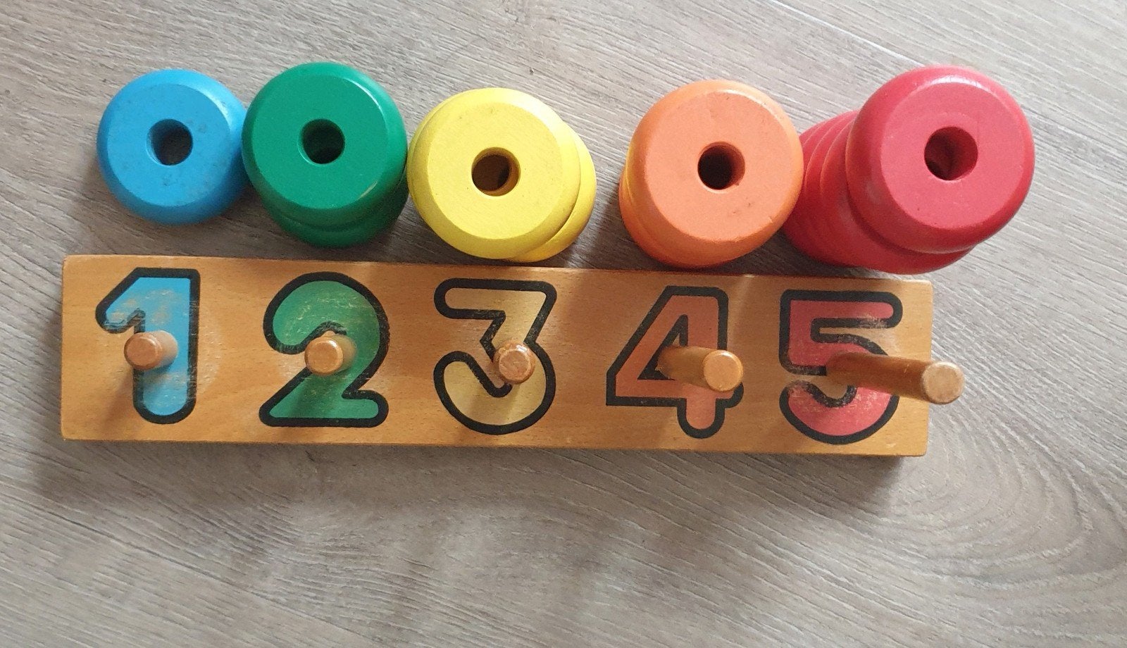Houten tel materiaal, Ophalen, Zo goed als nieuw