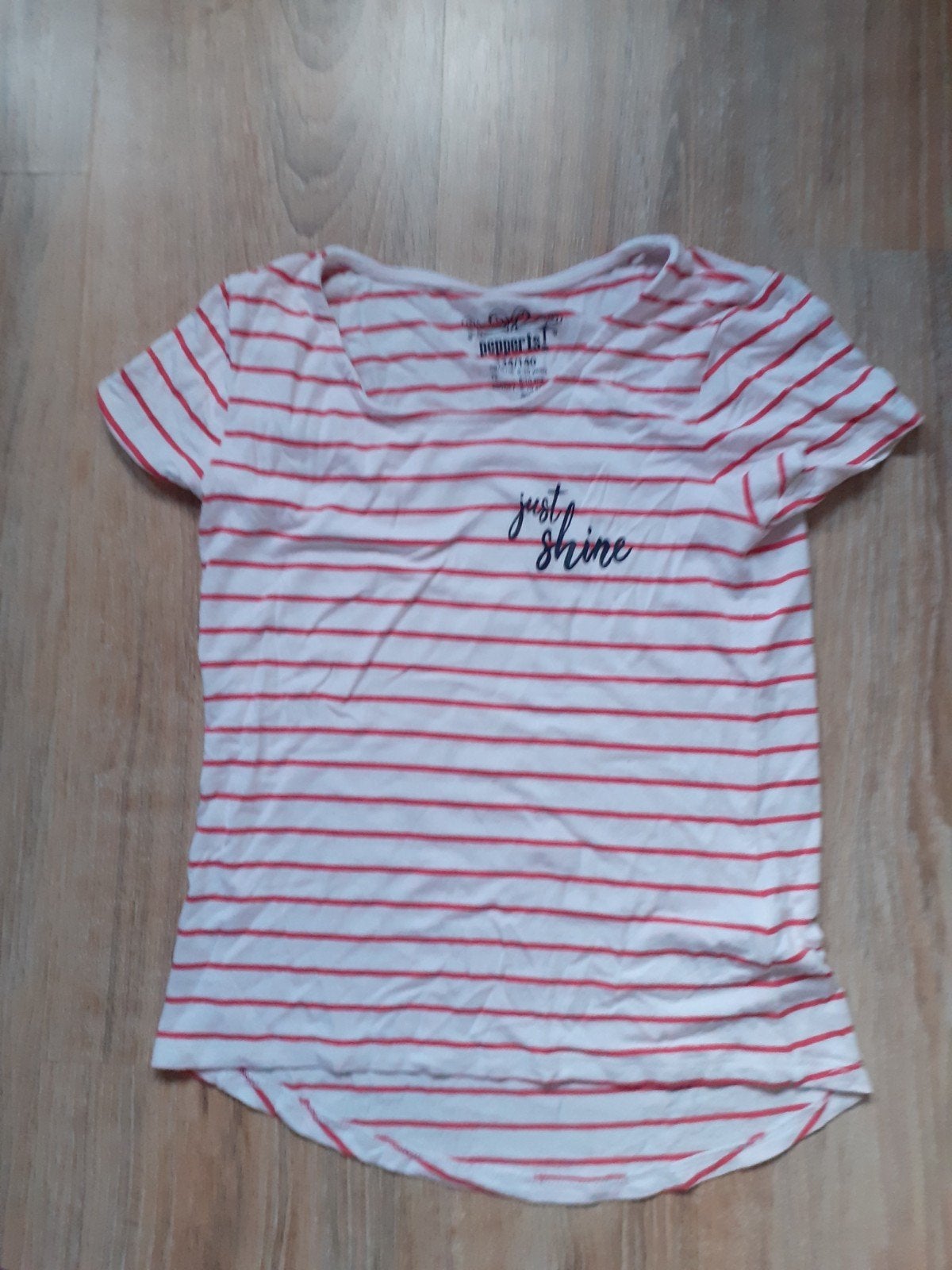 net T shirt van Pepperts maat 134/140, Pepperts!, Meisje, Ophalen of Verzenden, Zo goed als nieuw