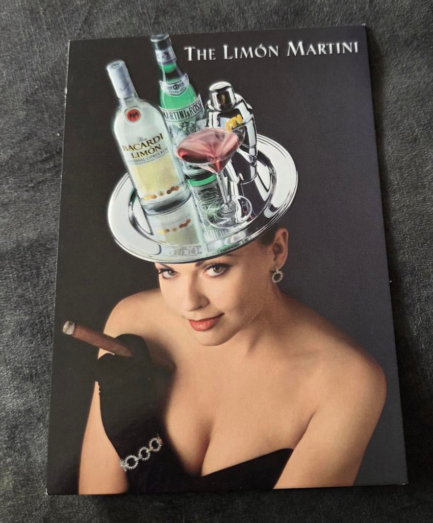 Bacardi Limón en Martini & Rossi, Verzenden, 1980 tot heden, Ongelopen, Overige thema's