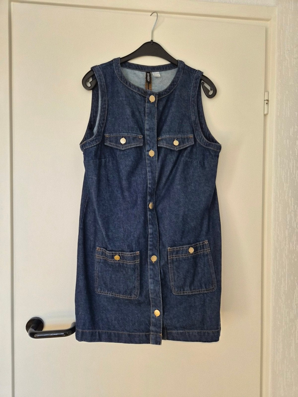 H&M Divided denim jurk maat M, Maat 38/40 (M), Blauw, H&M Divided, Nieuw