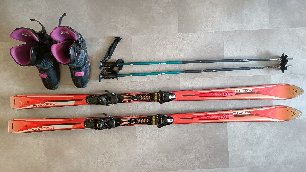 Ski set, Ophalen, Skiën, Head, Ski's