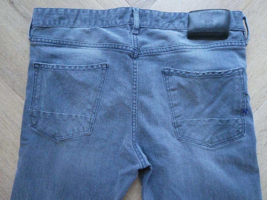 Grijze Scotch & Soda spijkerbroek, Ralston maat 34-34, Verzenden, W32 (confectie 46) of kleiner, Zo goed als nieuw, Grijs