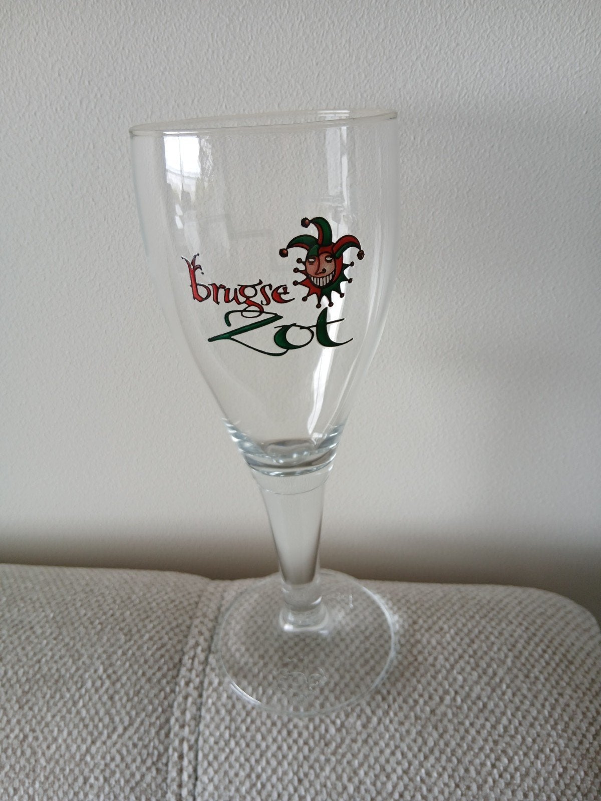 Brugse Zot bierglas., Verzamelen, Biermerken, Ophalen of Verzenden, Zo goed als nieuw, Glas of Glazen, Overige merken