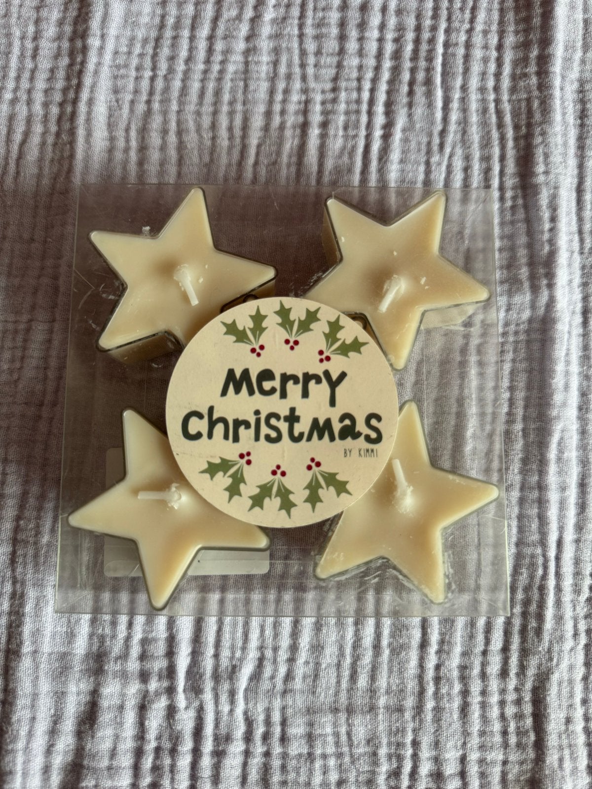 Nieuw! Rustik Lys Kerst Ster Kaarsjes (5-pack) - Vanilla ️, Diversen, Ophalen of Verzenden, Nieuw