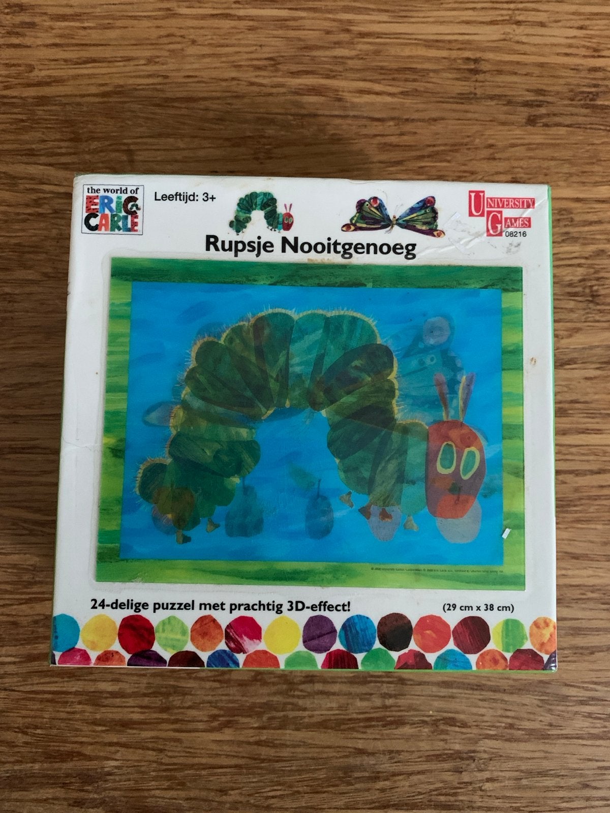 Rupsje Nooitgenoeg 3D-puzzel (24 stukjes), Ophalen of Verzenden, 10 tot 50 stukjes, Gebruikt, 2 tot 4 jaar