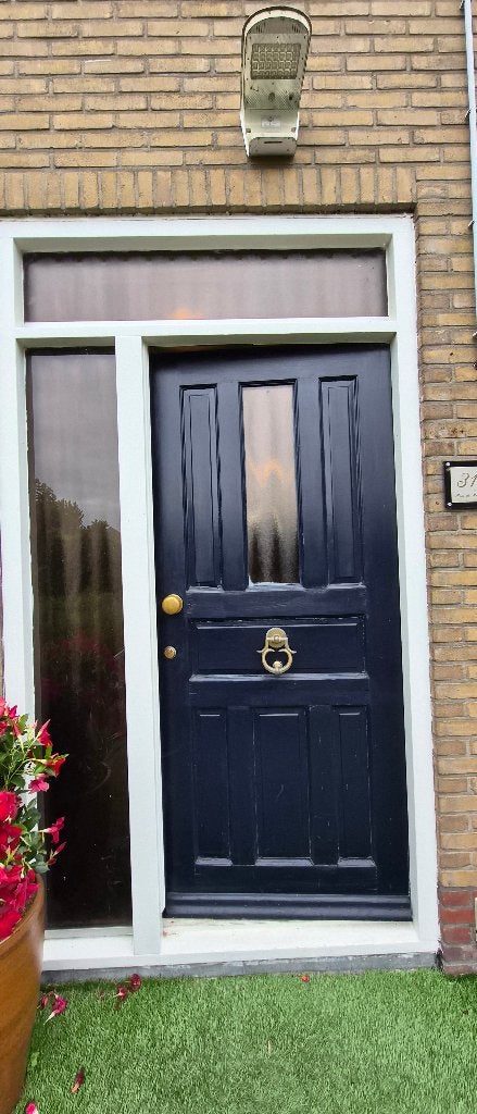 Deurkozijn voordeur gereserveerd, Gebruikt, Deurkozijn, 150 tot 225 cm, Inclusief glas