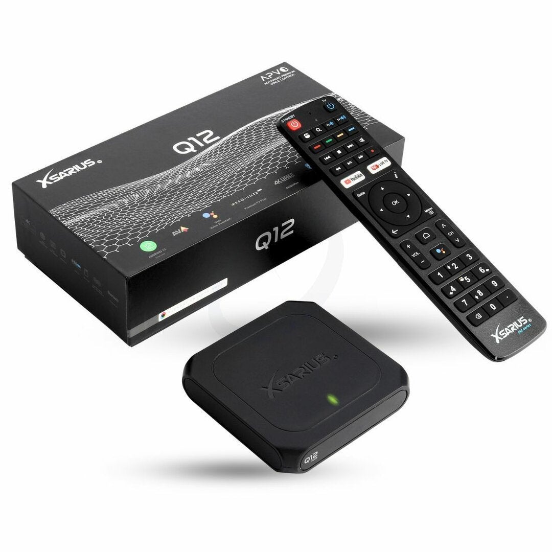 Xsarius Q12 4K UHD Android 12 MediaStreamer met PremiumTV+, Audio, Tv en Foto, Mediaspelers, Ophalen of Verzenden, Nieuw, USB 2