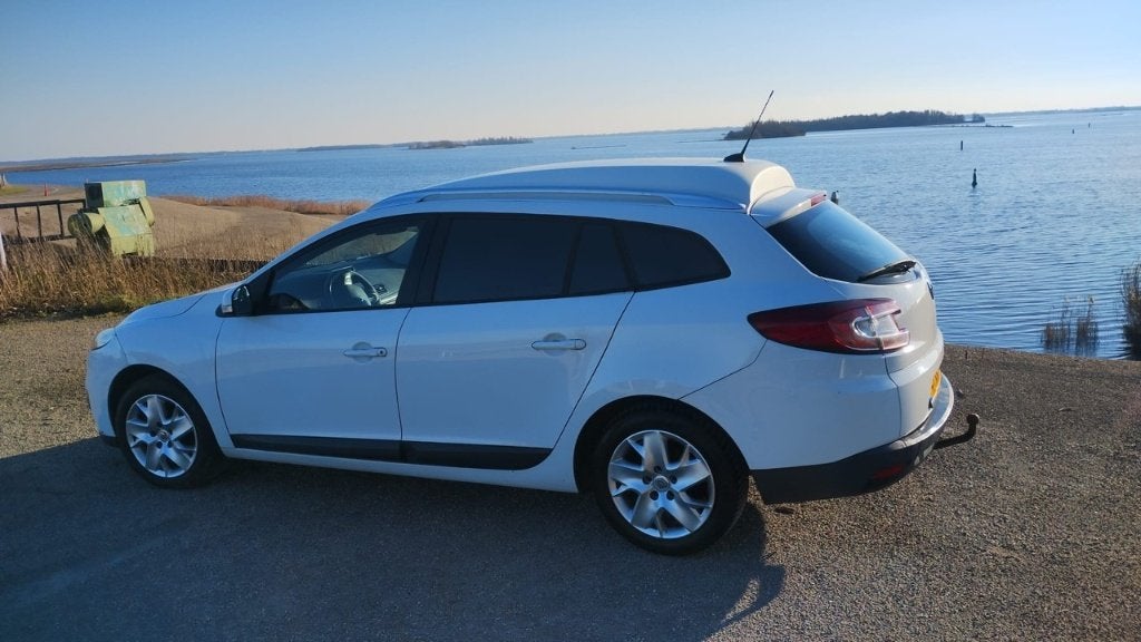 Renault Megane 1.5 D VAN 2012 - grijs kenteken - EUR 1500, Auto's, Voorwielaandrijving, Stof, Zwart, 4 cilinders