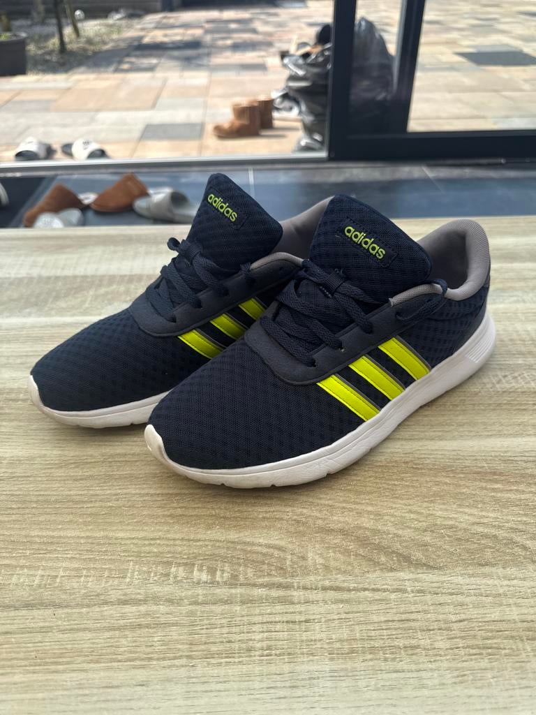 Adidas Lite Racer Ortholite sneakers - Maat 44, Ophalen of Verzenden, Gedragen, Blauw, Sneakers of Gympen