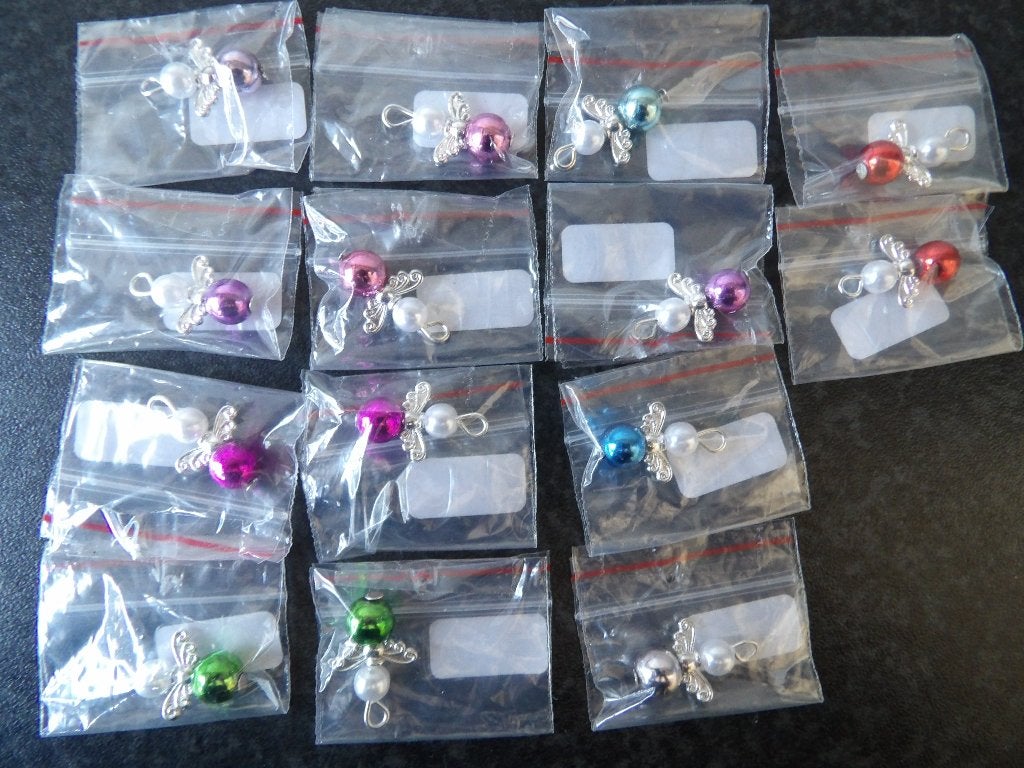 nieuw beschermengeltjes 14x parel, Ophalen of Verzenden, Nieuw, Overige materialen