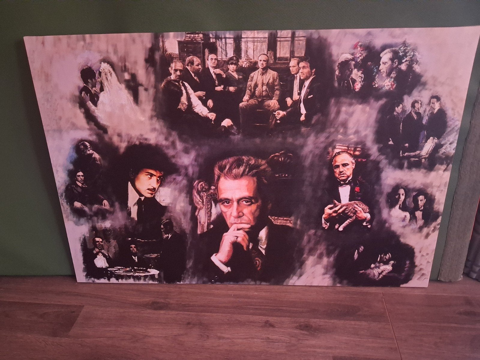 The godfather canvas, Ophalen, 50 tot 75 cm, Schilderij