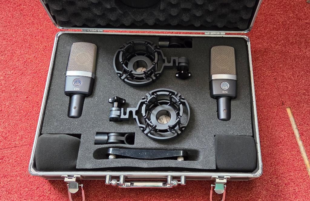 AKG C214, Muziek en Instrumenten, Microfoons, Ophalen of Verzenden, Gebruikt, Studiomicrofoon