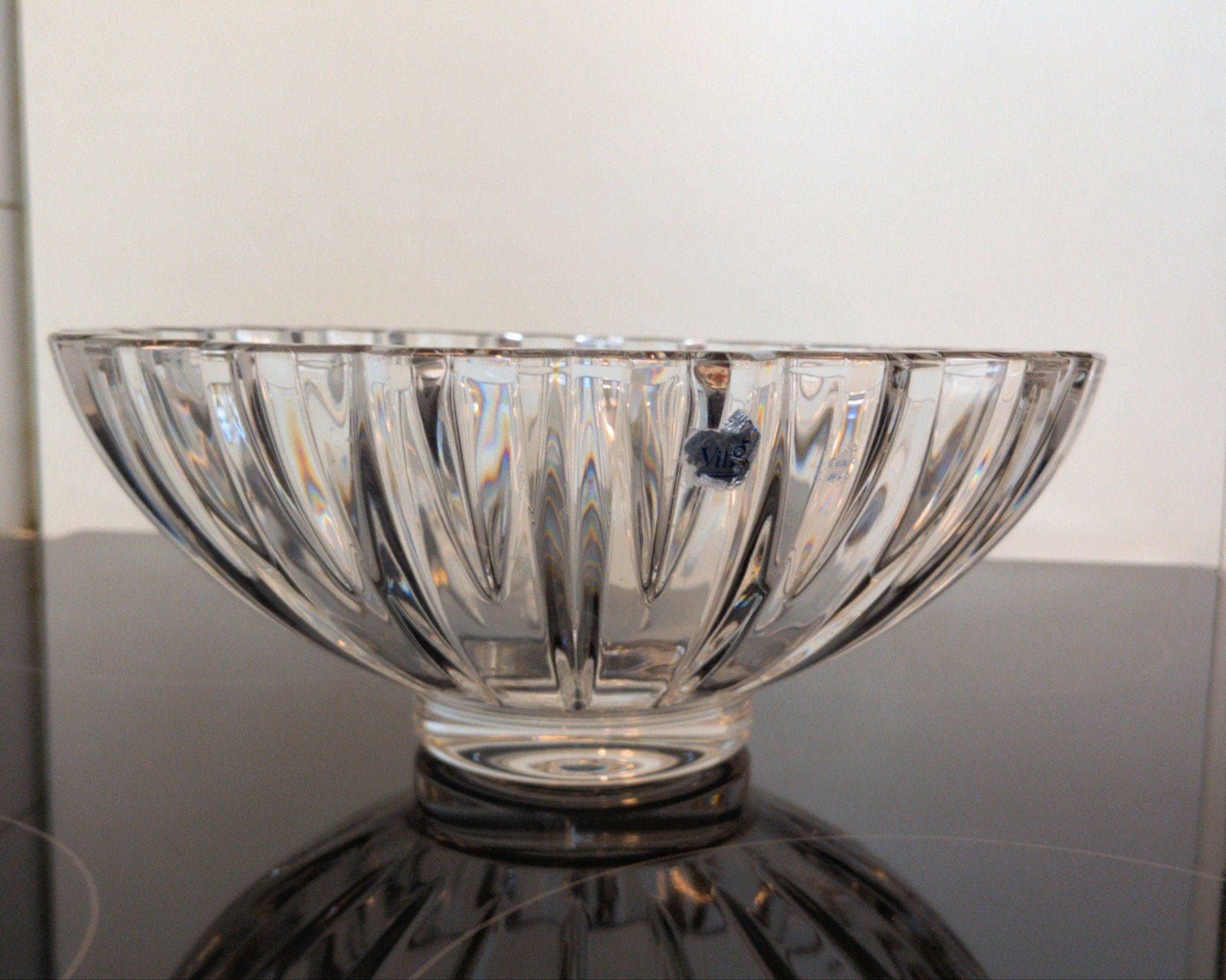 Villeroy & Boch kristallen schaal, 23 cm diameter, Ophalen, Schaal, Rond, Glas