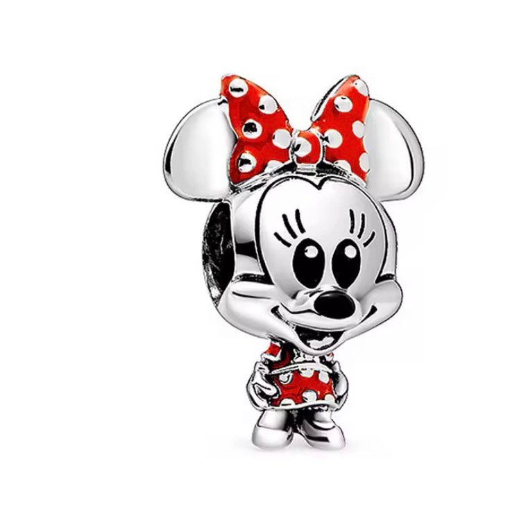 Pandora bedel disney minnie mouse, Ophalen of Verzenden, Zo goed als nieuw, Zilver, Pandora