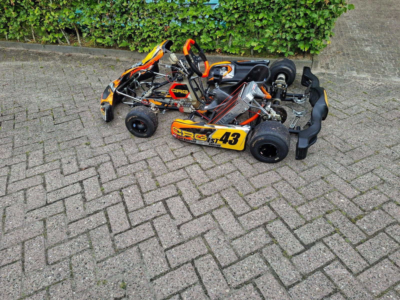 CRG rollend schakel chassis, Sport en Fitness, Karting, Ophalen, Zo goed als nieuw, Kart