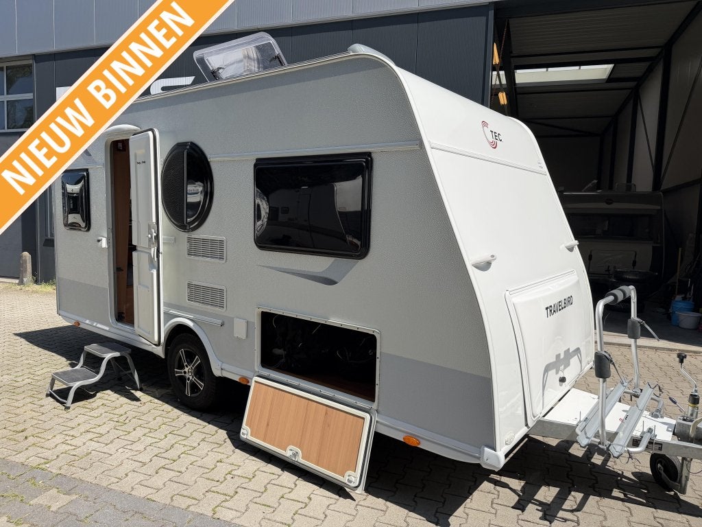 TEC Travel Bird 415 DB LICHTGEWICHT - VOORTENT, Caravans en Kamperen, Standaardzit, T.E.C., Bedrijf, 750 - 1000 kg