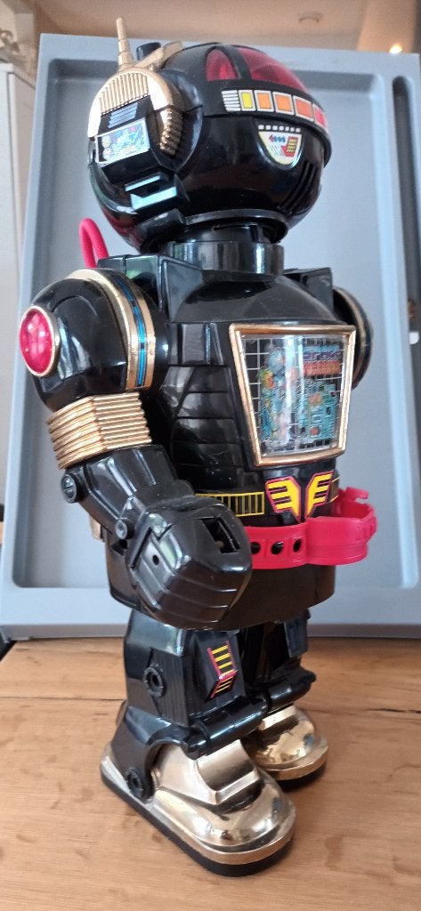 Grote Robot 38 cm. Taiwan, mooie details, vintage functies, Ophalen of Verzenden