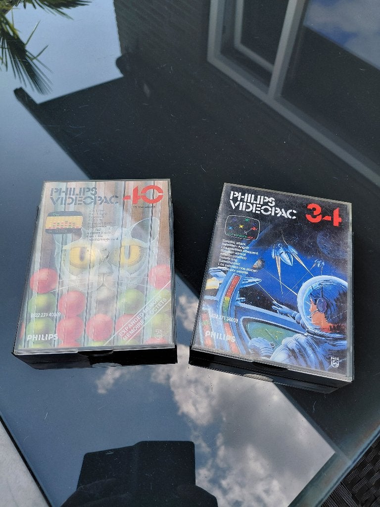 twee retro computergames voor de Philips Videopac G7000, Ophalen of Verzenden, Philips