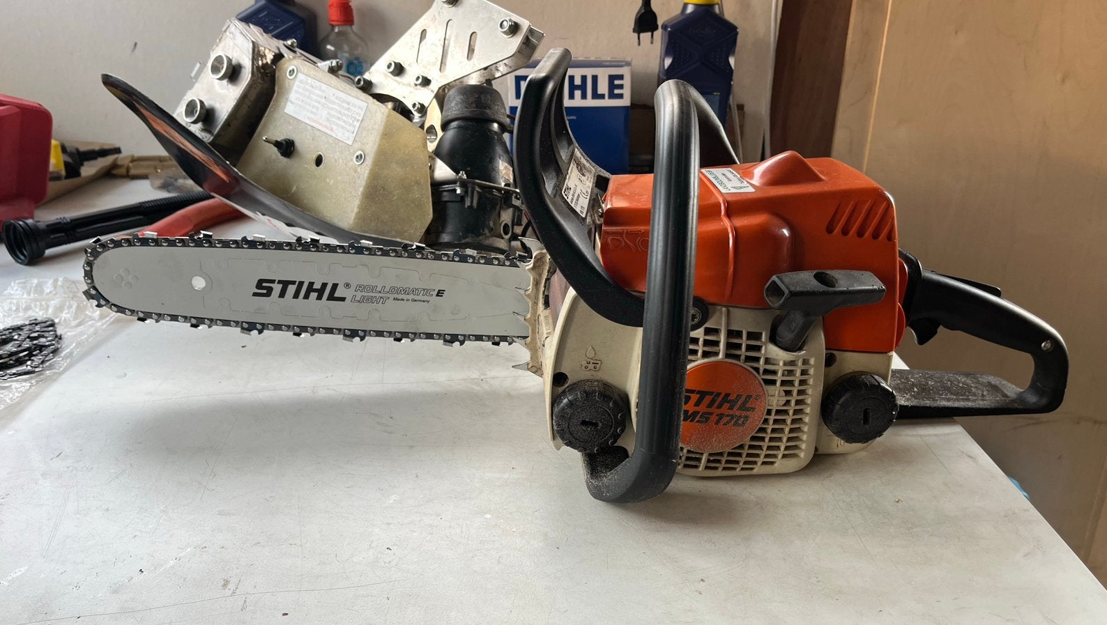 Stihl ms 170 en 180 carburateur, Tuin en Terras, Ophalen of Verzenden, Gebruikt