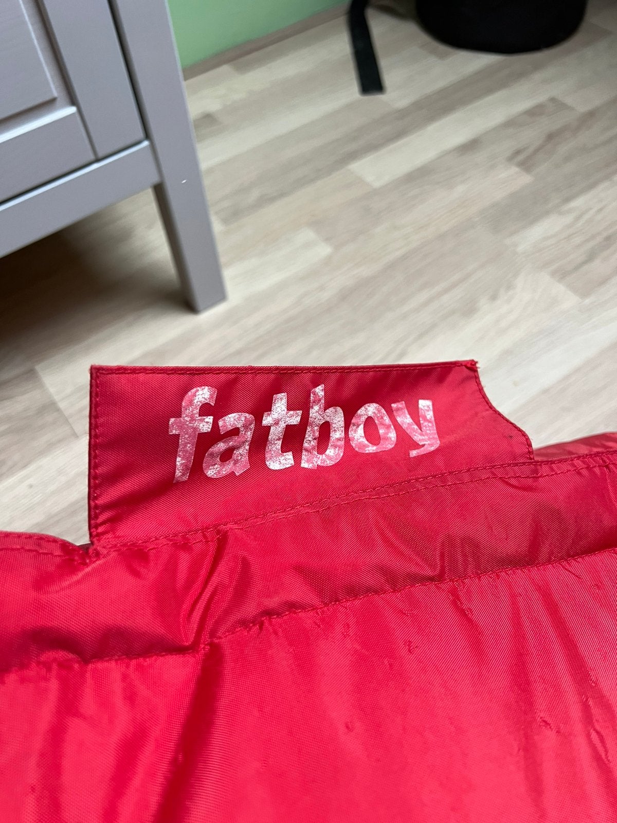 Zitzak fatboy, Ophalen, Gebruikt, Rood