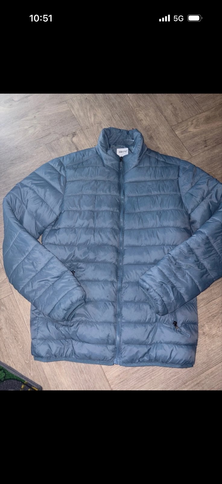 Identic blauwe jas maat M, Ophalen of Verzenden, Gedragen, Maat 48/50 (M), Blauw