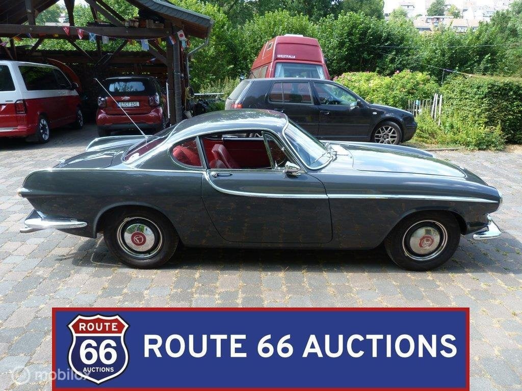 Volvo P1800S | 1964 | Route 66 Auctions, Overige carrosserieën, Zwart, Bedrijf, Handgeschakeld