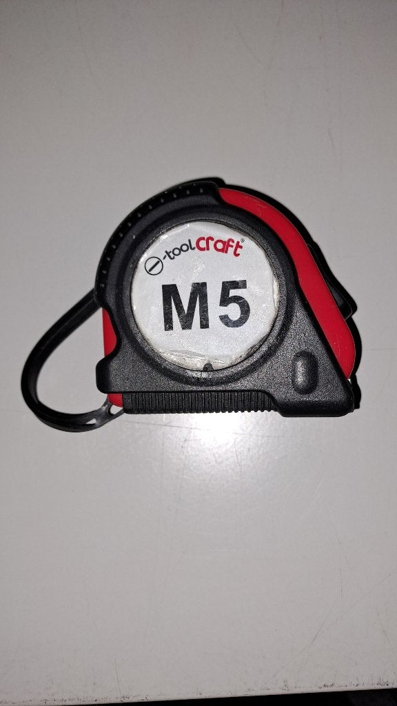 Toolcraft 5 meter meetlint, Toolcraft, -, Ophalen of Verzenden, Zo goed als nieuw