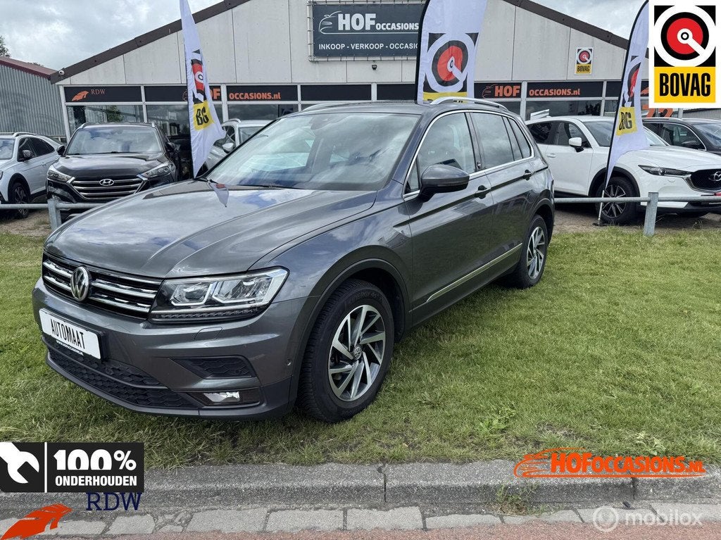 Volkswagen Tiguan 1.4 TSI ACT Sound Comfort CARPLAY/TREKHAAK, 4 cilinders, Grijs, Automatische klimaatregeling, 17 km/l