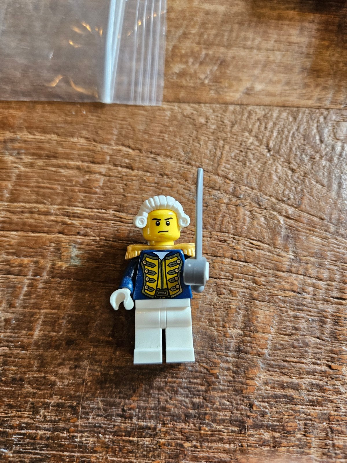 Lego Pirates III Admiral (pi149/pi149a) uit set 70413, Gebruikt, Lego, Minifiguur, Inclusief minifiguren