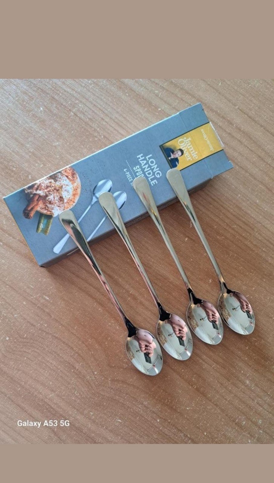 Jamie Oliver Long Handle Lepels - 4-delige set, Los bestek, Nieuw, Ophalen of Verzenden, Rvs of Chroom