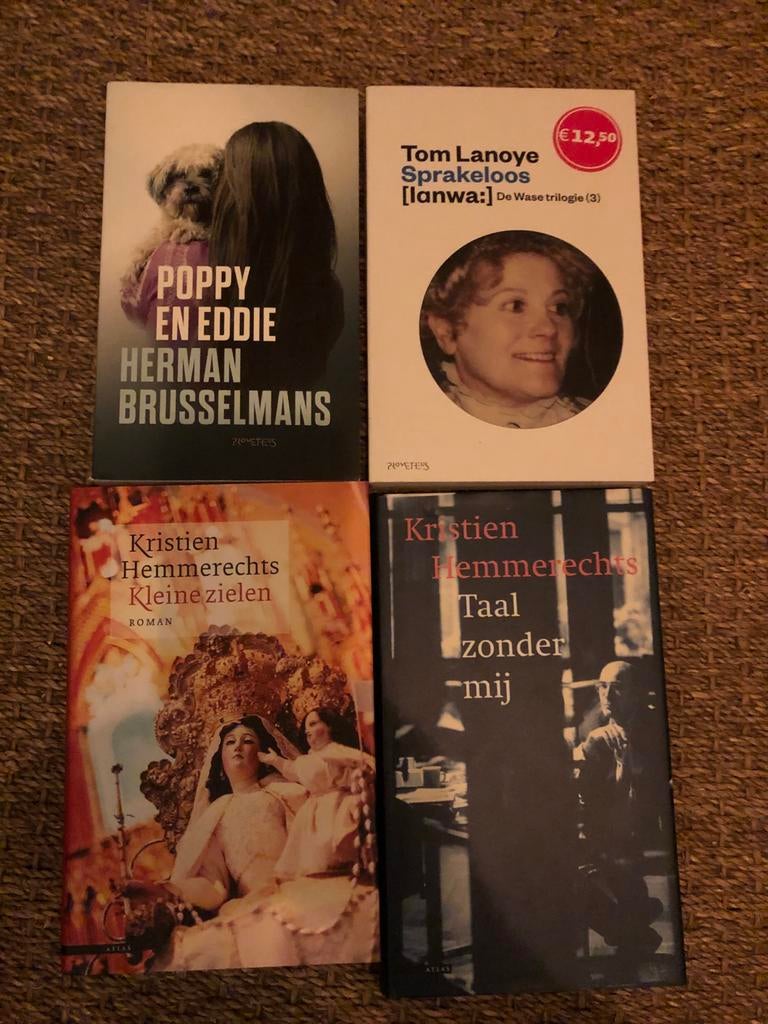 4 Nederlandse romans: Brusselmans, Lanoye, Hemmerechts, Boeken, Ophalen of Verzenden, Gelezen, België