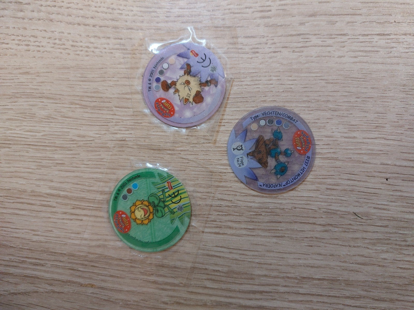 3x Pokemon flippo, Ophalen of Verzenden, Losse flippo's