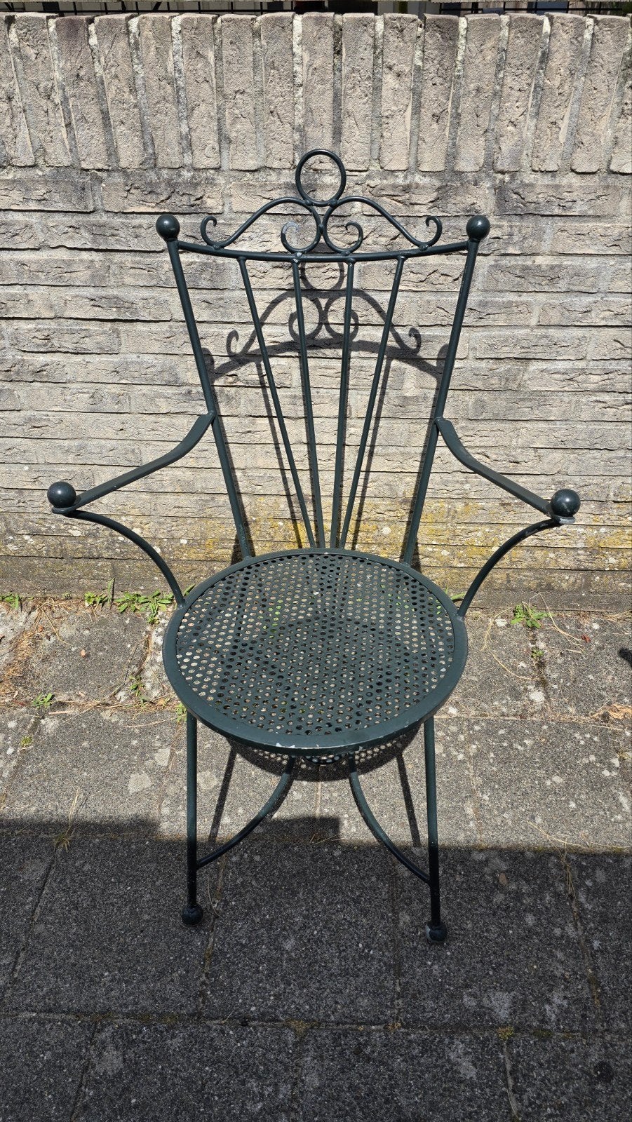 Gietijzeren tuinset, Ophalen, Gebruikt