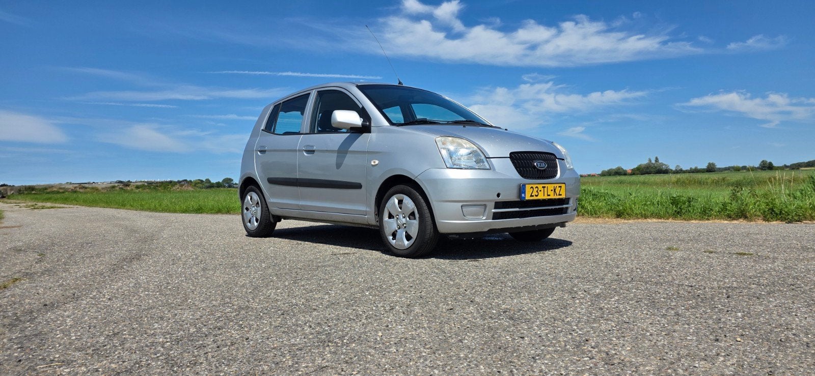 Kia Picanto 1.0 2006 Grijs, Auto's, Kia, Particulier, Picanto, Benzine, B, Hatchback, Handgeschakeld, Origineel Nederlands, Zilver of Grijs