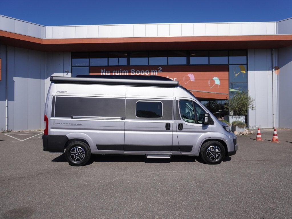 Hymer Yellowstone 601 AUTOM HEAVY CHASSIS, Caravans en Kamperen, Campers, Automaat, Luifel, Buscamper of Camperbus, Fiat